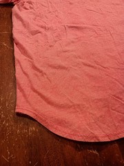 Hollister Men’s Salmon Must Have Collection Curved Hem T-shirt Size Large