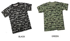 GUNS T-Shirt Navy Army M-4 AK-47 9MM .45 Cal Police SWAT 2nd Amendment S-3X