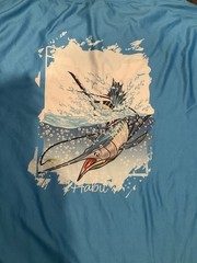 Habit Crooked Elm Graphic Tee Shirt Mens 2XL Blue Long Sleeve NWT