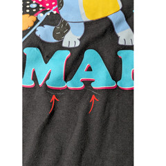 Bluey & Bingo-Adult Size L 42-44 – Black Graphic T Shirt -This Was The 80’s Man