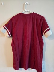 Men’s M Red KAPPA Italia 1967 Rugby T-Shirt w/ Embroidery and Striped Sleeves