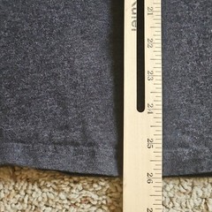 Mack Weldon Henley Shirt Men’s XL Gray Long Sleeve Casual Everyday Pima Cotton