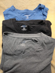 3 Men’s Harbor Bay V-Neck Short Sleeve T-Shirts 3XLT – Tall