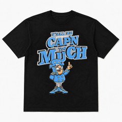 Yall Be Cap’n Too Much Funny Meme Graphic T-Shirt Cartoon Captain Humor Tee