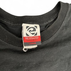 Vintage Red Sand skater tee Made In USA Sz L Mens Black Y2K JNCo Style