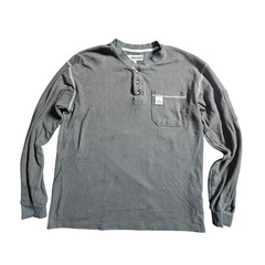 Vanlens FR Henley Shirt L Long Sleeve Flame Resistant Workwear Utility Gorpcore