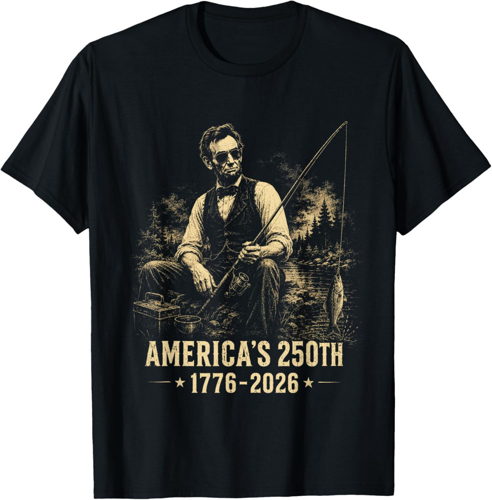 Abraham Lincoln 250 Years 250th Anniversary USA Abe 4th July T-Shirt