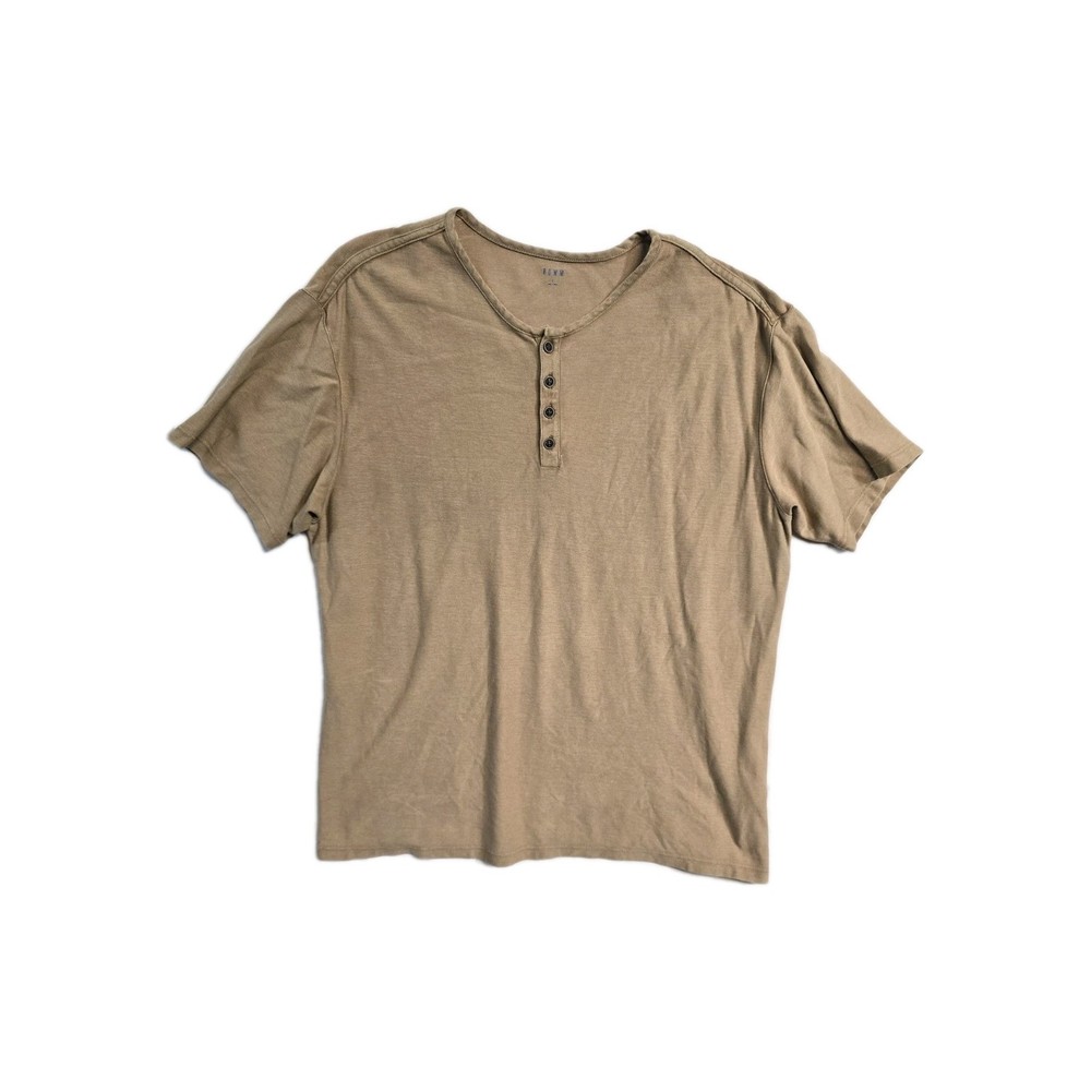 Rown Hanley Brown Men’s Knit Tshirt Top Large Cotton