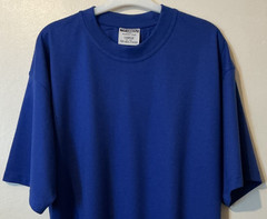 Tuffsafe T200 200gsm T-Shirt Short Sleeve Crew Large Tee 42-44″ NEW Royal Blue