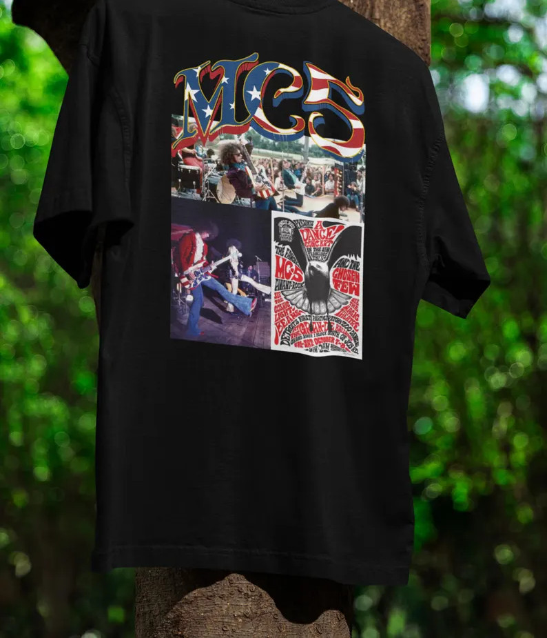 Vintage Mc5 Band T-Shirt, Unisex Heavy Cotton Tee