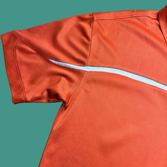 Starter Clemson Tigers Polo Shirt Large Mens Orange NCAA Golf Performance