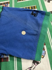 90s Starter Flip Side Colorblock Black Blue Green XL Crew Neck Logo T-Shirt