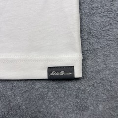 NWT Eddie Bauer Men’s Large T-Shirt Pocket White Crewneck Short Sleeve