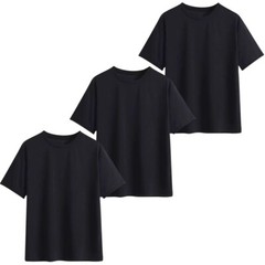 Mens Heavy Blend Plain T-Shirt 100% Cotton High Quality Short Sleeve 3 Pk 5 Pack