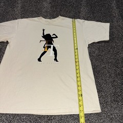 Vintage Tina Turner T-Shirt White Size Large Light Tan Anvil Tag Music 90’s