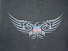 AMERICA Sleeveless Muscle Shirt Size M & Free Ship!