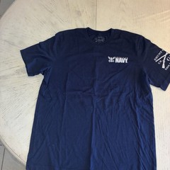 Grunt Style “America’s Navy – Shellback” Royal Blue T-Shirt. Never Worn.