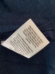 ATHLETIC WORKS DRIWORKS NAVY BLUE TRI BLEND MUSCLE Tank Sz M