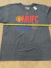 NEW Adidas The Go-To Tee MUFC Manchester United vs Real Salt Lake 2017 Shirt XL