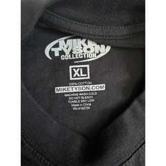 Mike Tyson XL Black Graphic T-Shirt Undisputed Gloves Detail