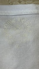 Authentic Chrome Hearts White Los Angeles Long Sleeve T Shirt sz S