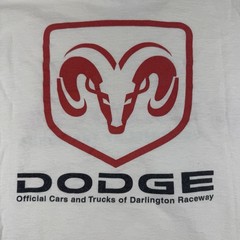 Vintage Dodge Cars & Trucks T-Shirt Men’s XL White Double Sided Print White Rare