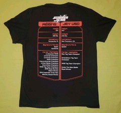 WWE Summer Slam 2023 Roman Reigns Jey Uso Tribal Combat Bloodline LARGE Shirt