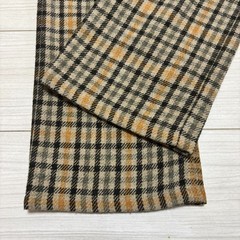 Paul Smith 90s Mixed Check Zipper Wool Pants S Beige Khaki Japan