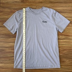 Katin Men’s L Shallow Tee Shirt Pigment Lavender 100% Organic Cotton