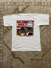 Vintage 1995 Million Man March T-Shirt Adult XL Single Stitch Black History 90s