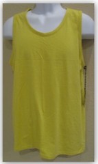 Standard Fit Jersey Tank Tops Goodfellow Men’s Black / Faded Rose / Yellow