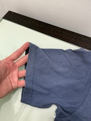 Supreme FW17 Flames Blue T-Shirt Size Medium Distressed Faded See Pics