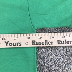 Vintage Russell Athletic Shirt Mens Small Green NuBlend Henley Short Sleeve