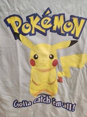 POKEMON PIKACHU MIXED SIZED T SHIRTS PLUS BONUS TRADING CARDS SET 5