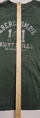Vintage Abercrombie & Fitch Faded Green T Shirt XXL Night Drills Graphic Y2K