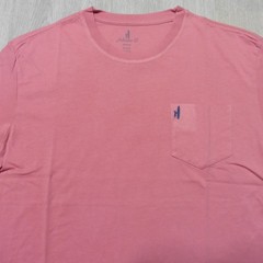 JOHNNIE O Mens M MEDIUM T SHIRT AMERICAN DREAM BANDANA PINK RED DALE 2.0 GOLF