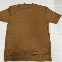 Stacy Adams Shirt Mens 2XL Brown Rayon Blend Short Sleeve Crewneck Tee Casual