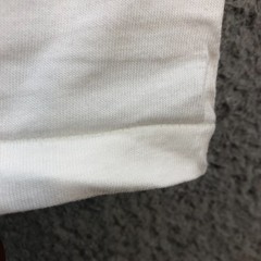 vtg stafford shirt mens XXL white black tee single stitch 4