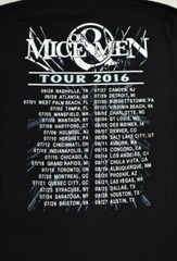 Of Mice & Men Mens 2016 Concert Tour Shirt New S, M