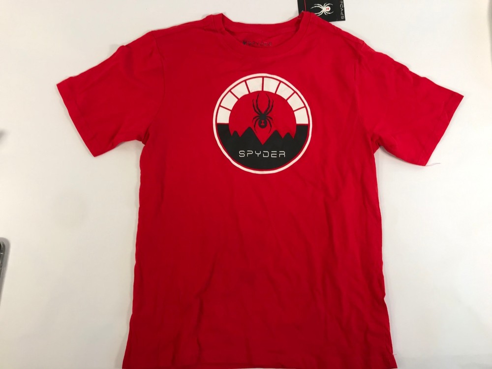 Spyder Men’s Red T-Shirt Short Sleeve Size S