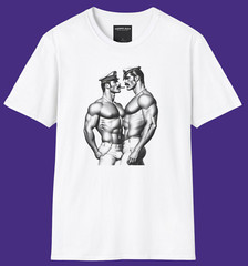 Gay Tees LGBT Pride Tom Of Finland Beefcake Hunk Southern Decadence Equality Tee