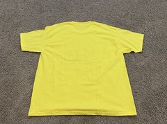 VTG Hanes Shirt Adult XL Yellow El Salvador T-Shirt Single Stitch USA Made Mens