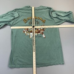Live Oak Brand Shirt Mens XL Green Bourbons Of The South Long Sleeve Pocket Tee