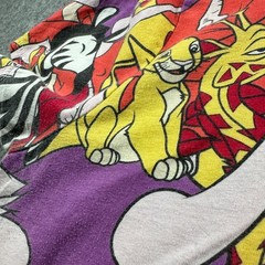 Disney Lion King T-Shirt Unisex Large Multicolor All Over Print Simba Zazu Tee