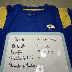 Nike LA Rams Men’s On Field Dri-Fit Team Issued NFL Football Shirt Mens Large