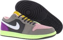 Air Jordan 1 Low – Oil Grey/Cave Stone/Arctic Punch/White – 13