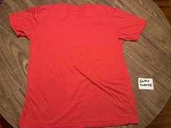 Dwight Schrute Elf Christmas Holiday Theme Large Red T Shirt
