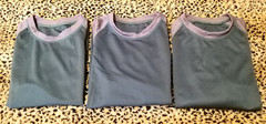 3 Packs Men’s 3/4 Sleeve Crew Neck Raglan Jersey Baseball Tee Shirts Size XL
