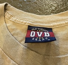 Old Varsity Brand Men’s Beige Property Of The USA Flag Graphic Tee XL