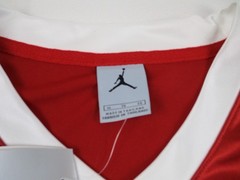 Vintage Air Jordan Shirt Mens XL Red Athletic Tank Top Y2K Baggy Satin Silky